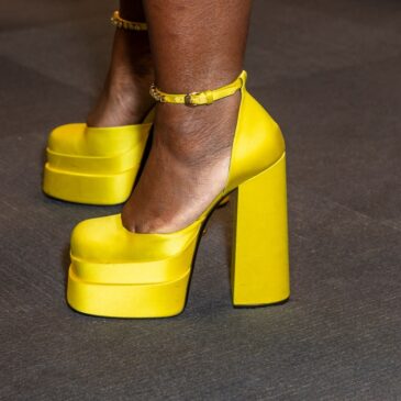 Versace heels: everyone’s new obsession.